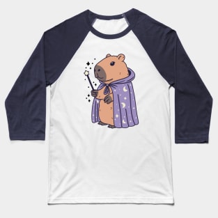 Capybara Wizard Baseball T-Shirt